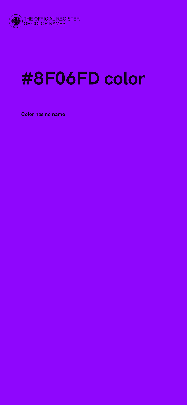 #8F06FD color image