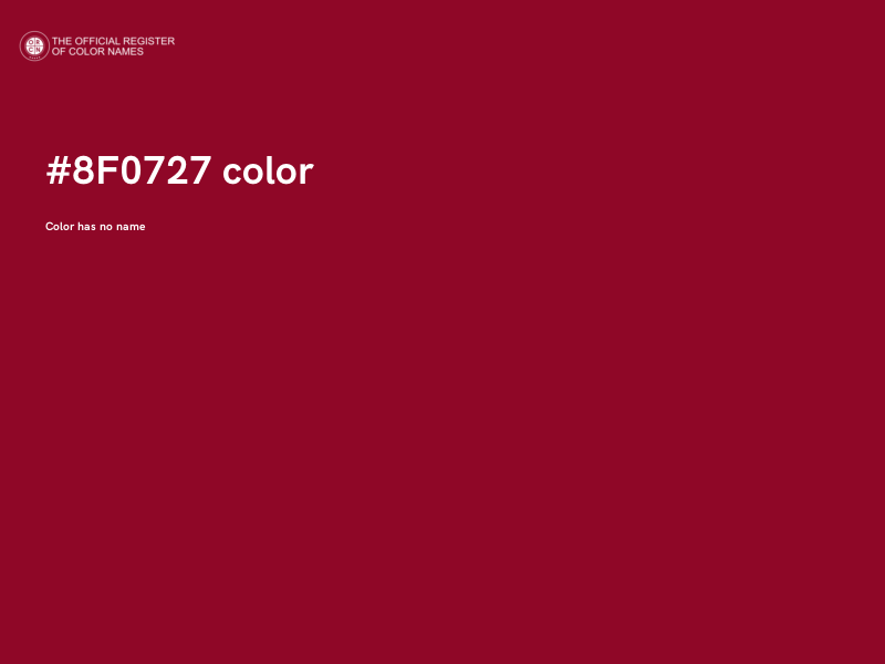 #8F0727 color image