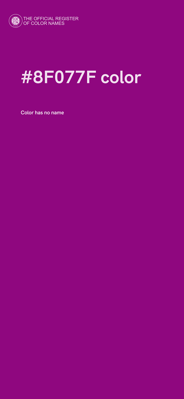 #8F077F color image