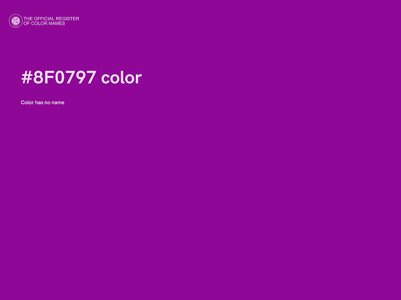 #8F0797 color image