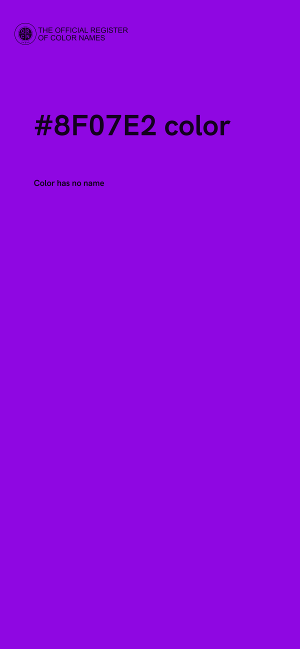 #8F07E2 color image