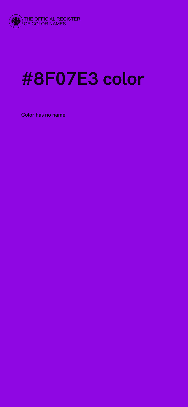 #8F07E3 color image