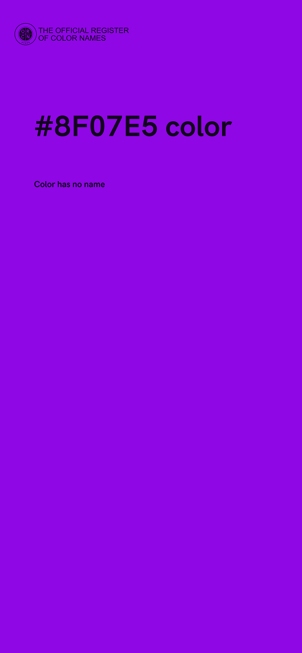#8F07E5 color image