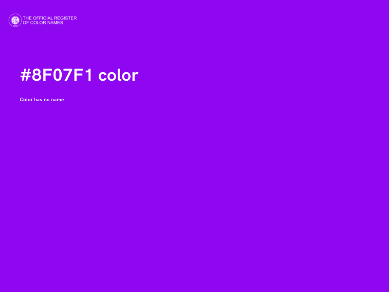 #8F07F1 color image