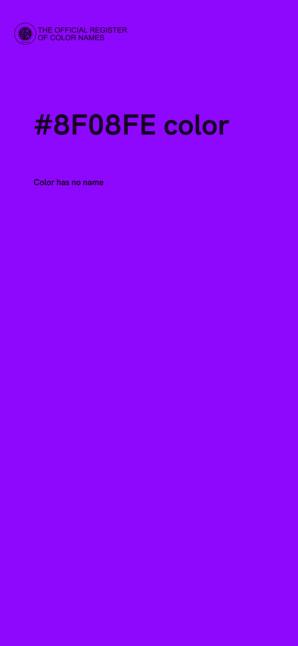 #8F08FE color image