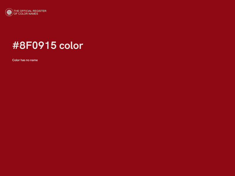 #8F0915 color image