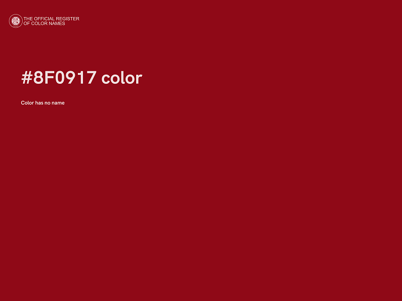 #8F0917 color image