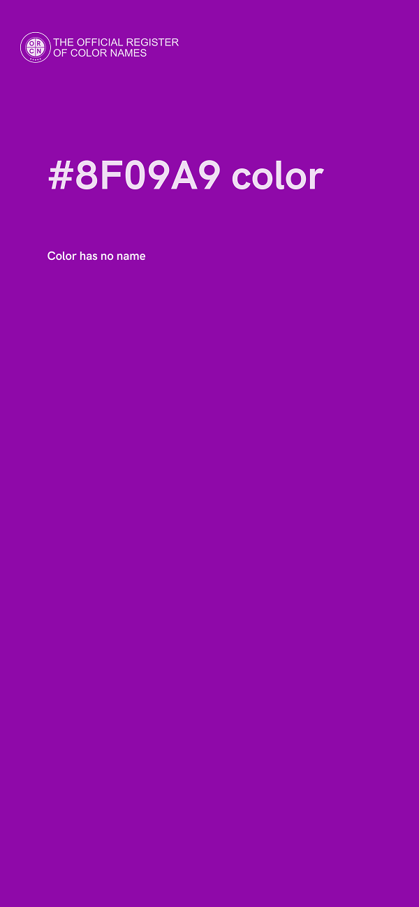 #8F09A9 color image
