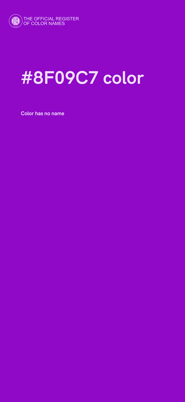 #8F09C7 color image