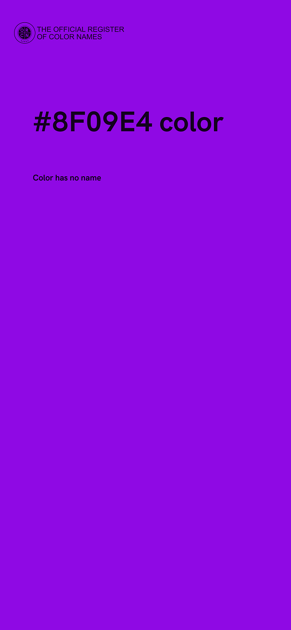 #8F09E4 color image