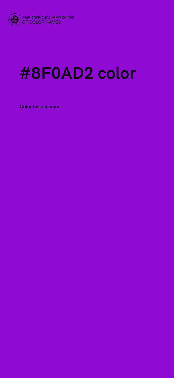#8F0AD2 color image