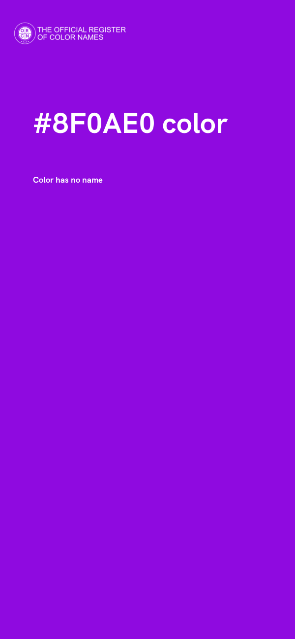 #8F0AE0 color image