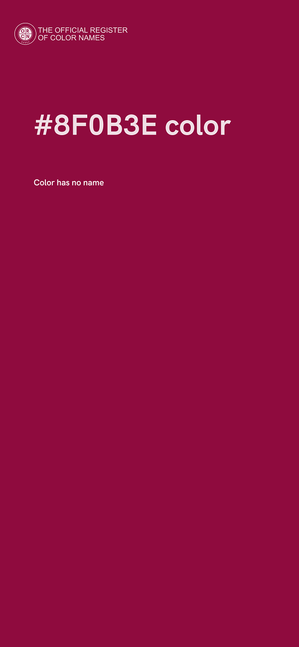 #8F0B3E color image
