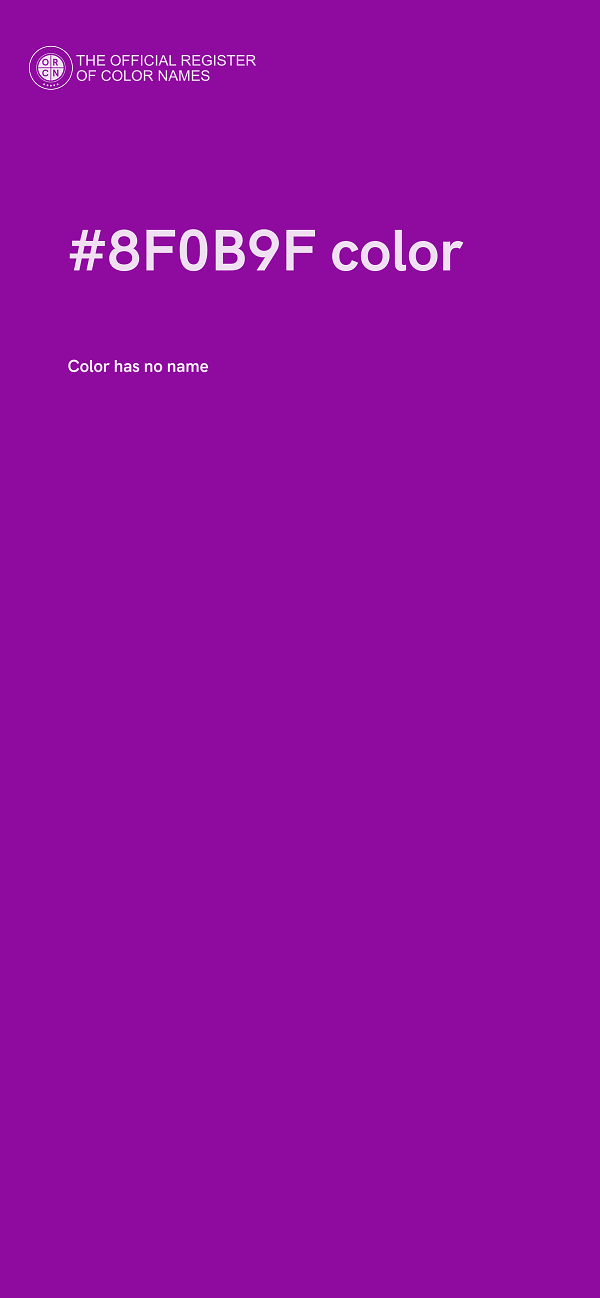 #8F0B9F color image