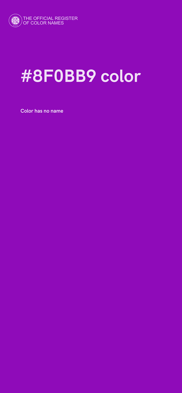 #8F0BB9 color image