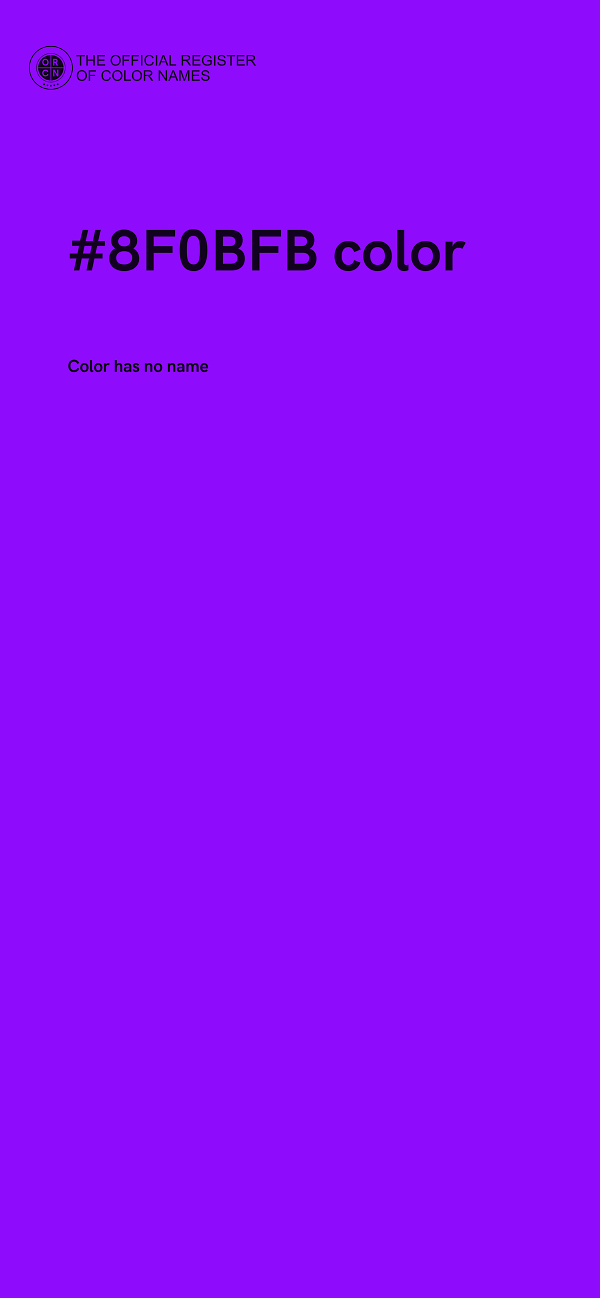 #8F0BFB color image