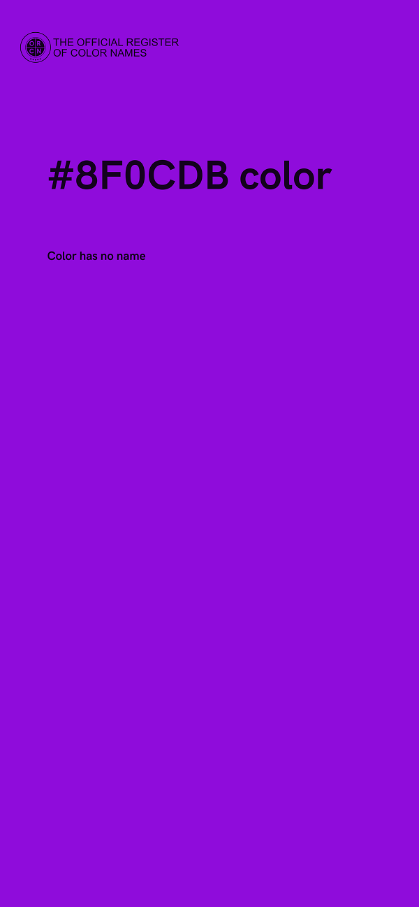 #8F0CDB color image