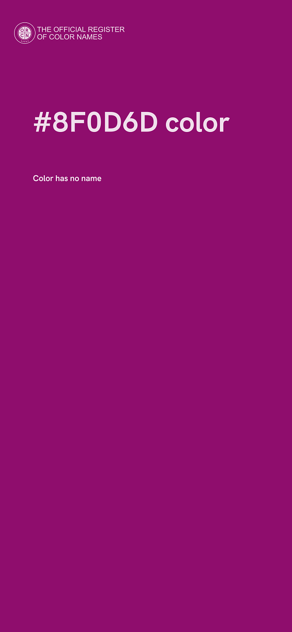 #8F0D6D color image