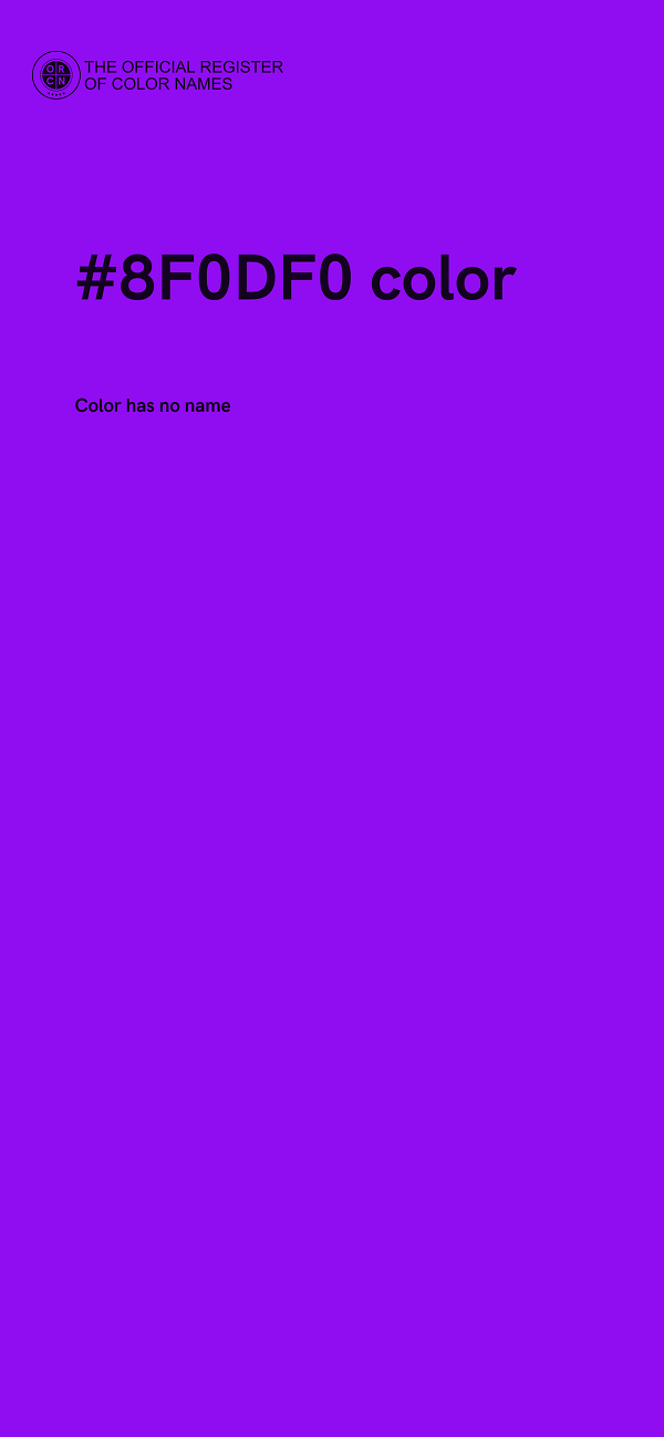 #8F0DF0 color image