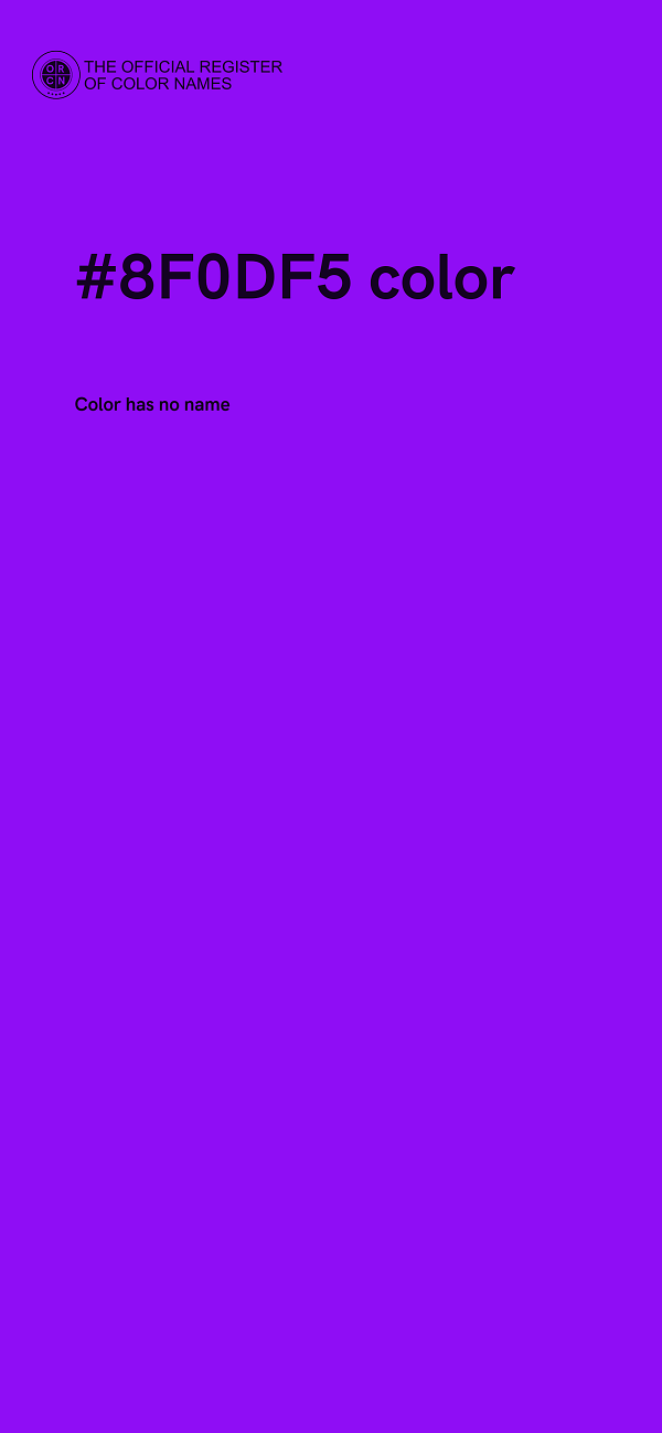 #8F0DF5 color image