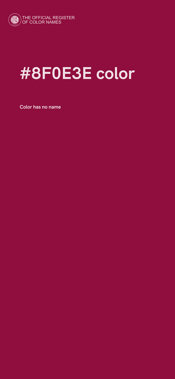 #8F0E3E color image