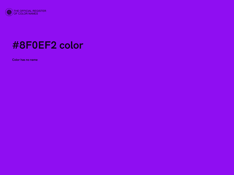 #8F0EF2 color image