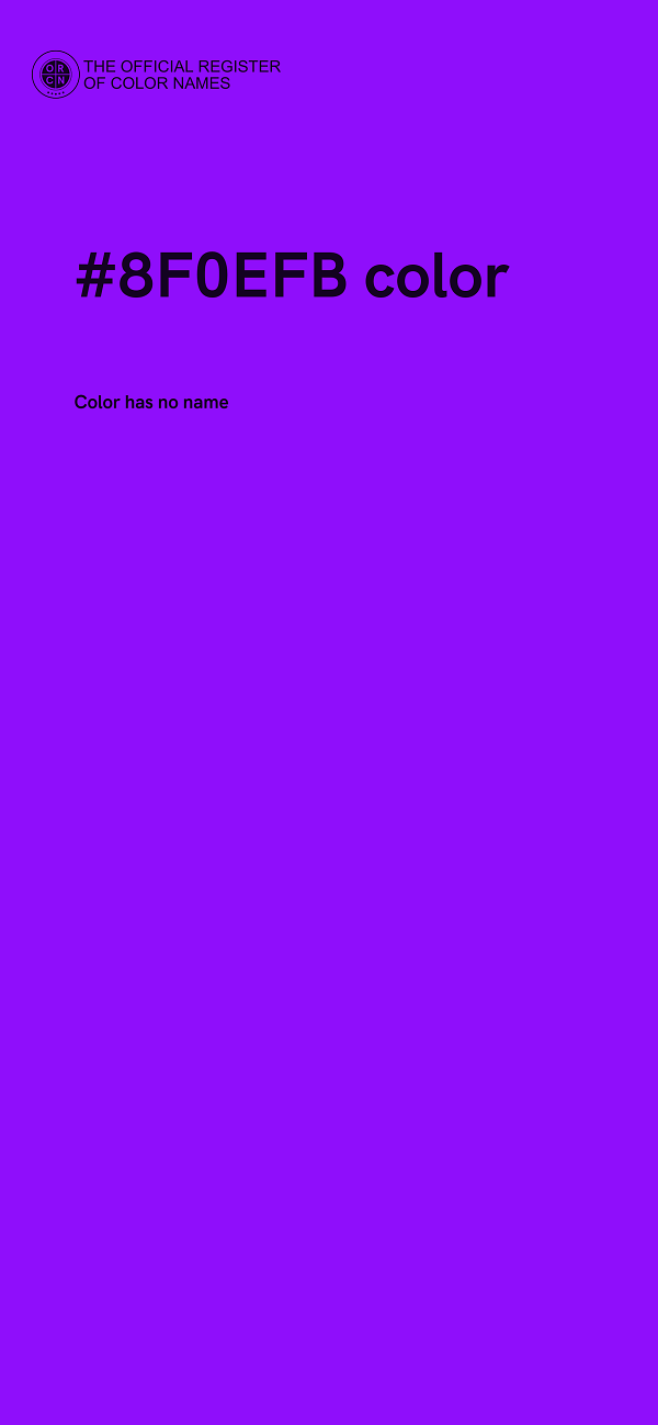 #8F0EFB color image