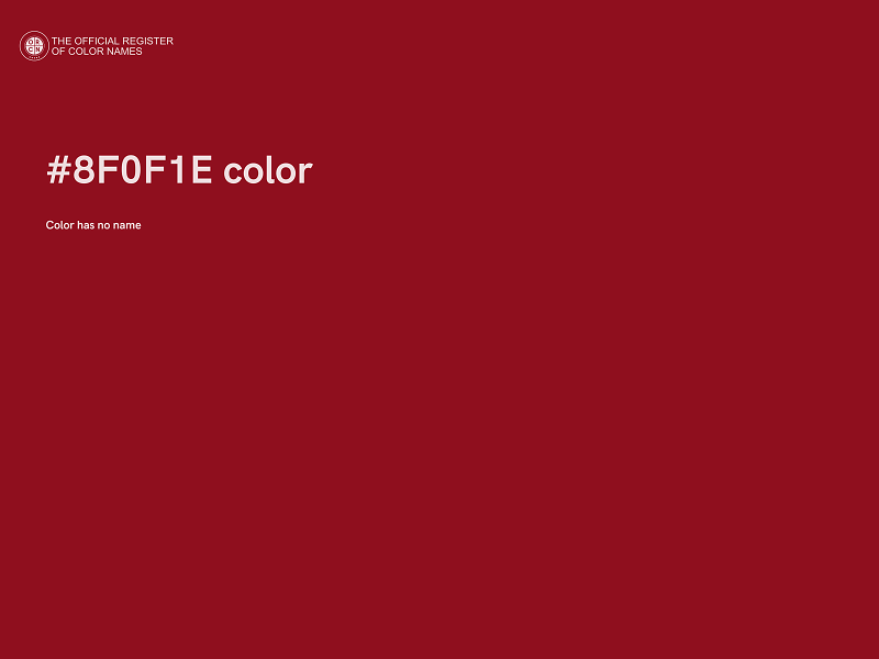 #8F0F1E color image