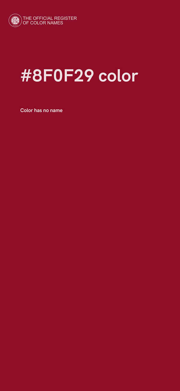 #8F0F29 color image