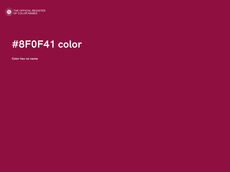 #8F0F41 color image