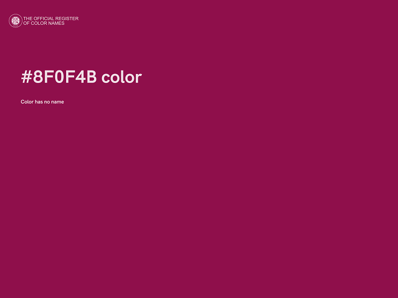 #8F0F4B color image