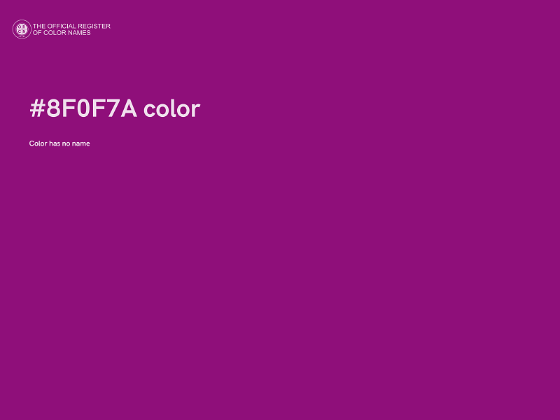 #8F0F7A color image