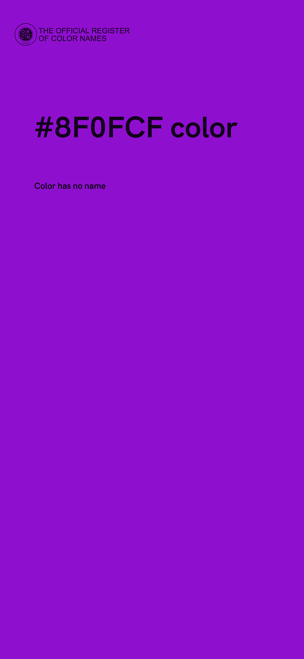 #8F0FCF color image