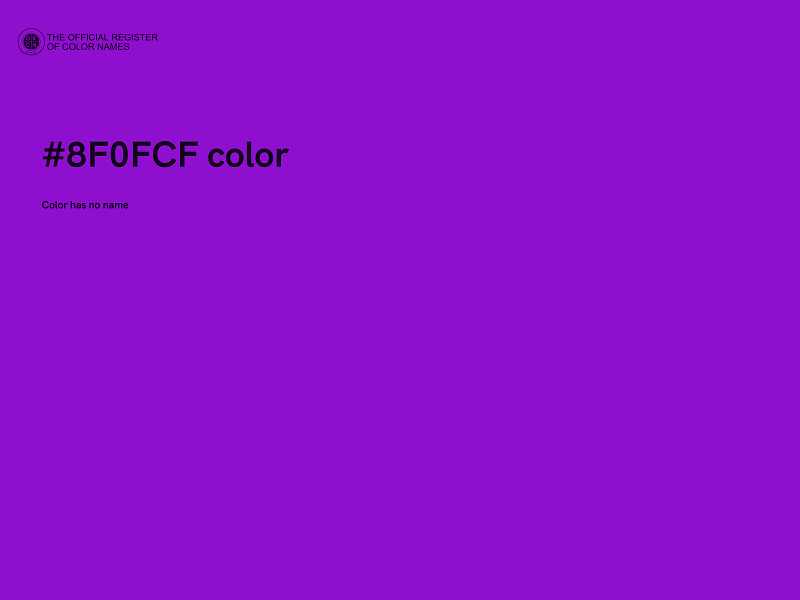 #8F0FCF color image