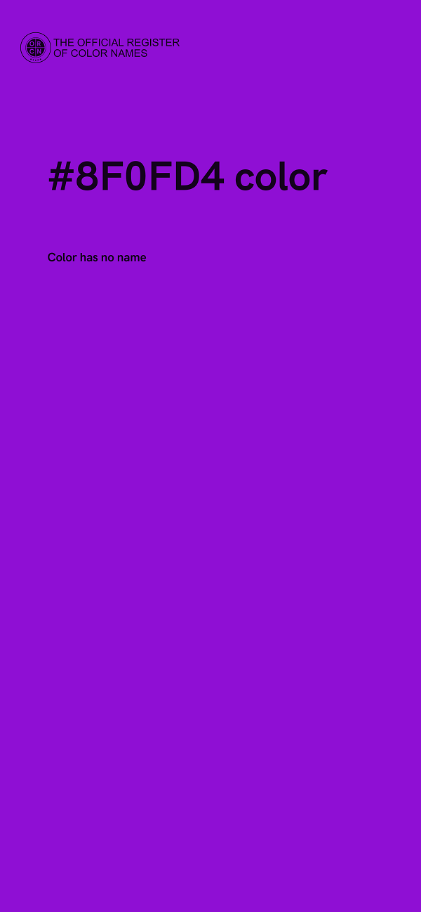 #8F0FD4 color image