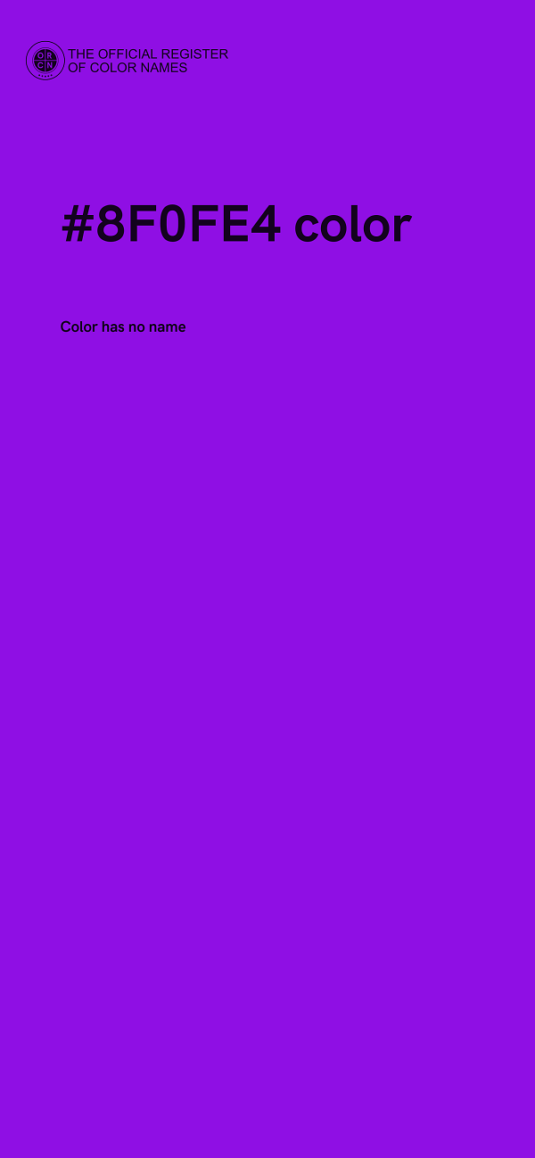 #8F0FE4 color image