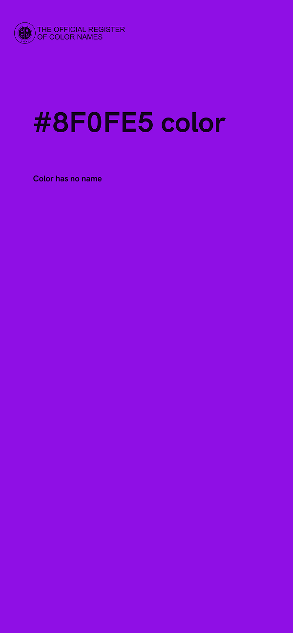 #8F0FE5 color image