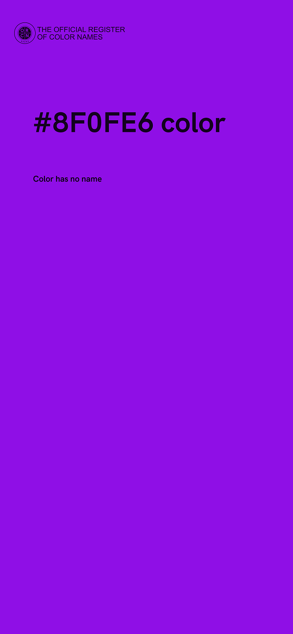 #8F0FE6 color image
