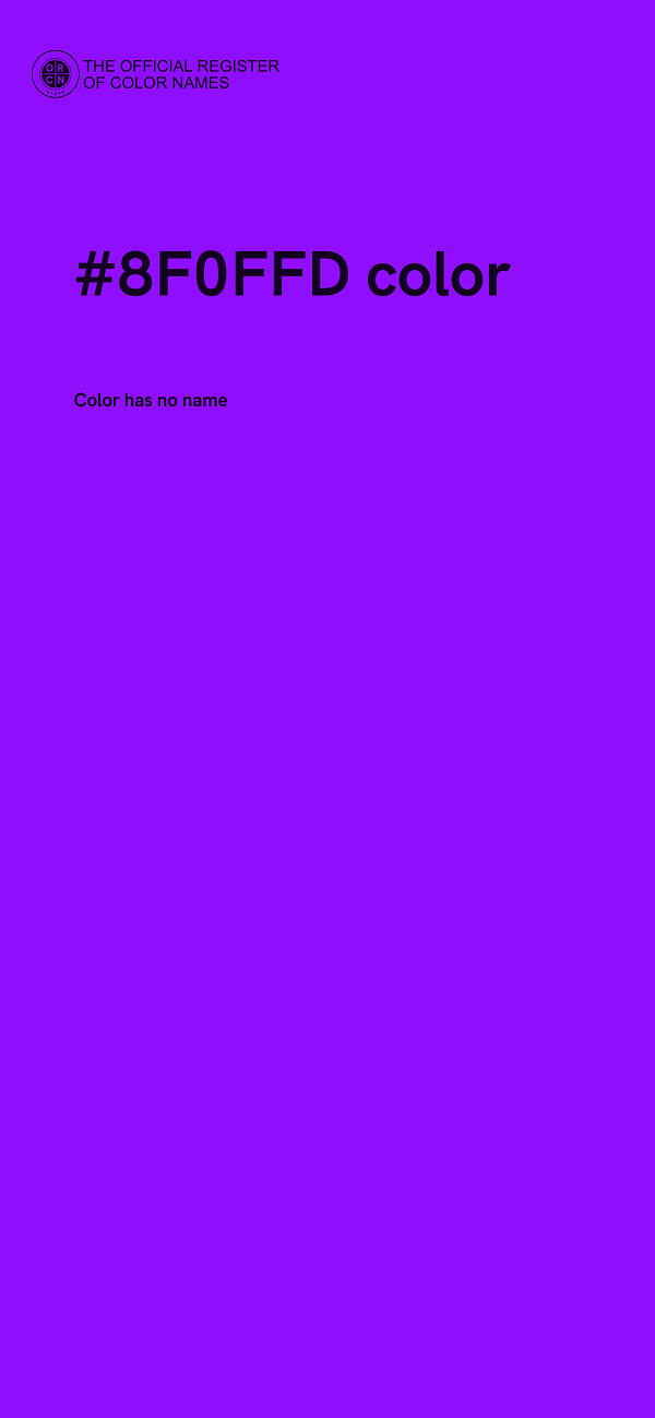 #8F0FFD color image