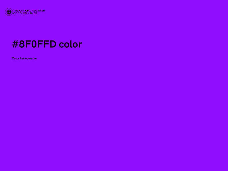 #8F0FFD color image