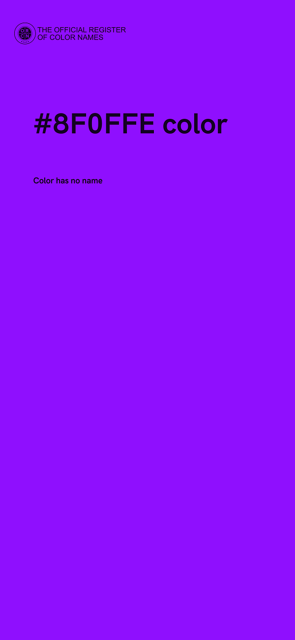 #8F0FFE color image