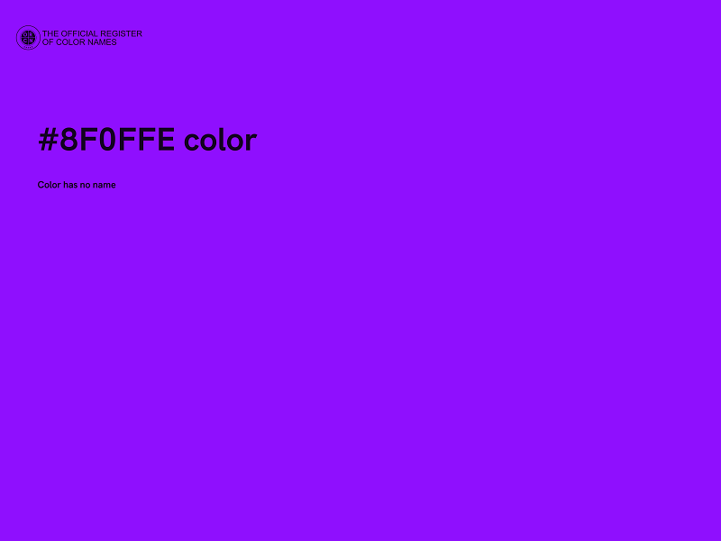 #8F0FFE color image