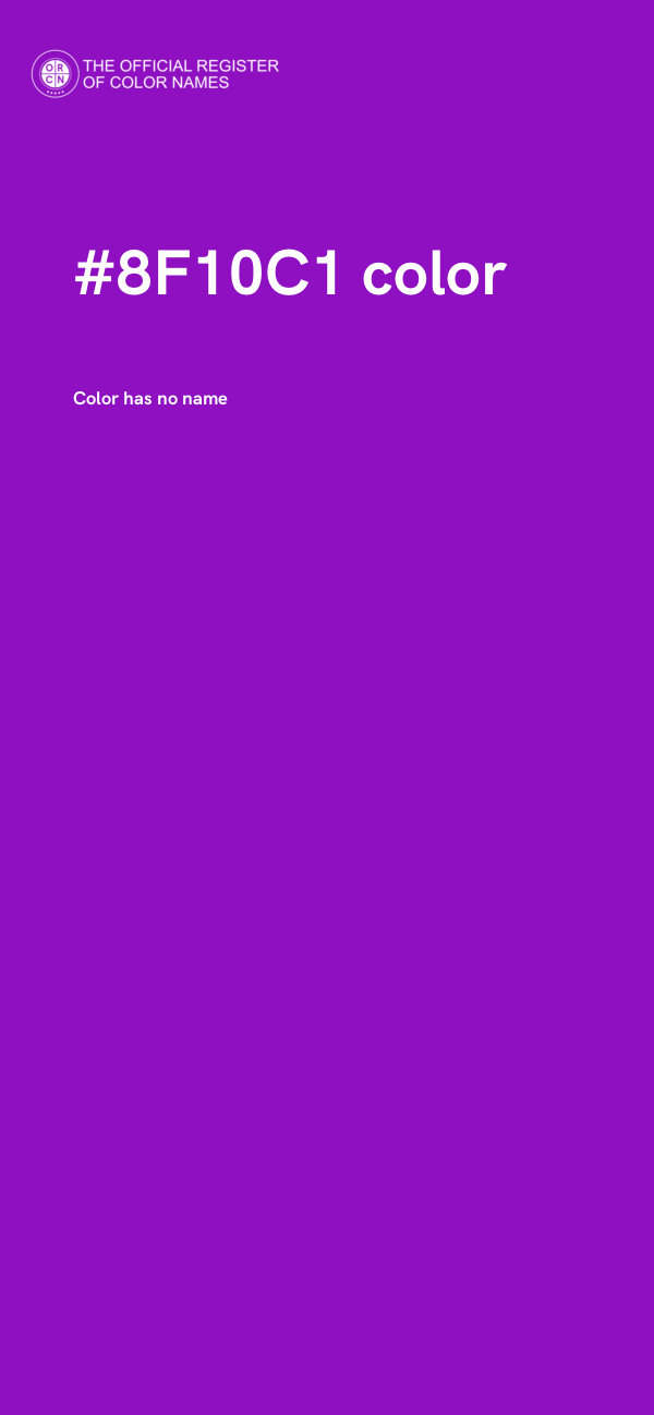 #8F10C1 color image