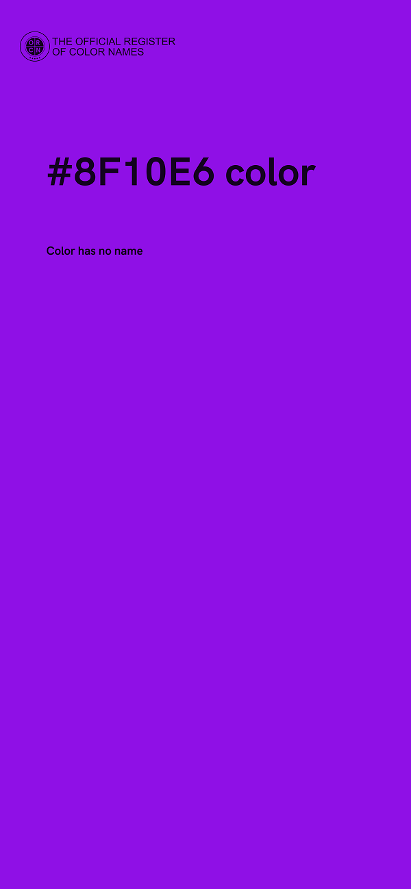 #8F10E6 color image