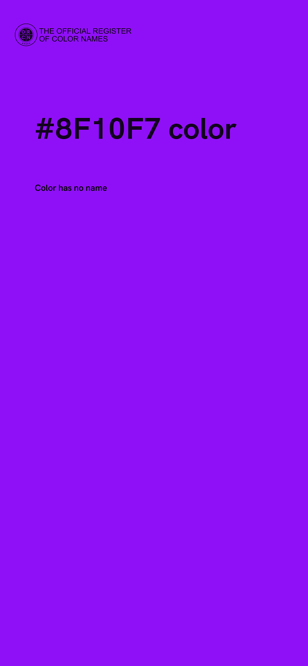 #8F10F7 color image