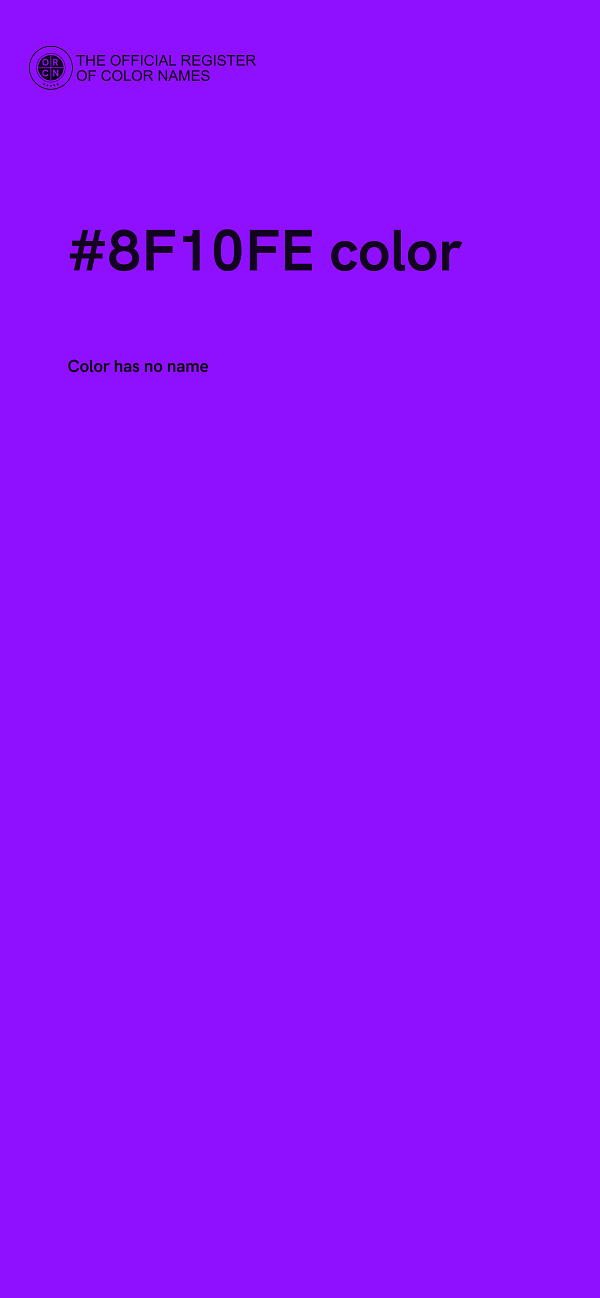 #8F10FE color image