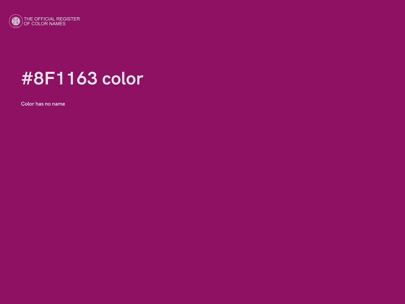 #8F1163 color image