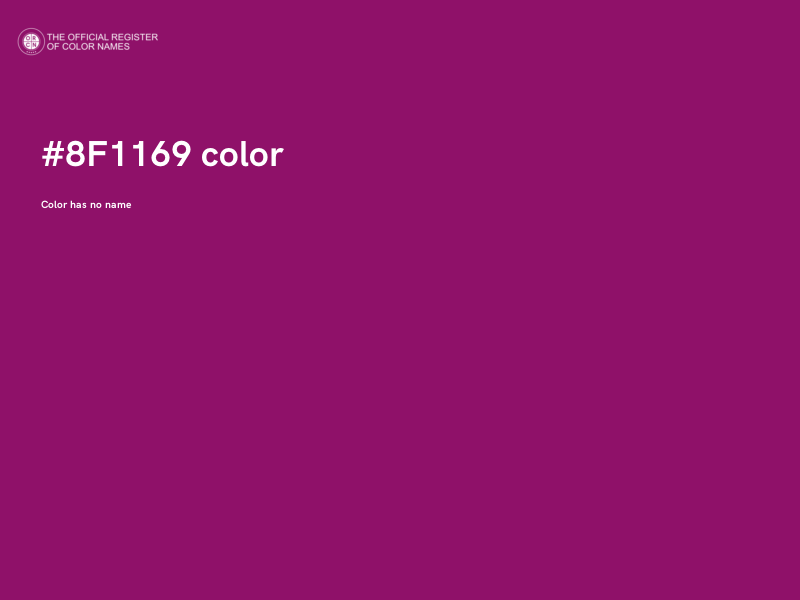 #8F1169 color image