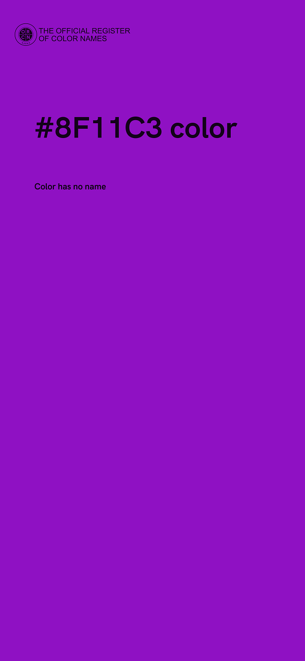#8F11C3 color image