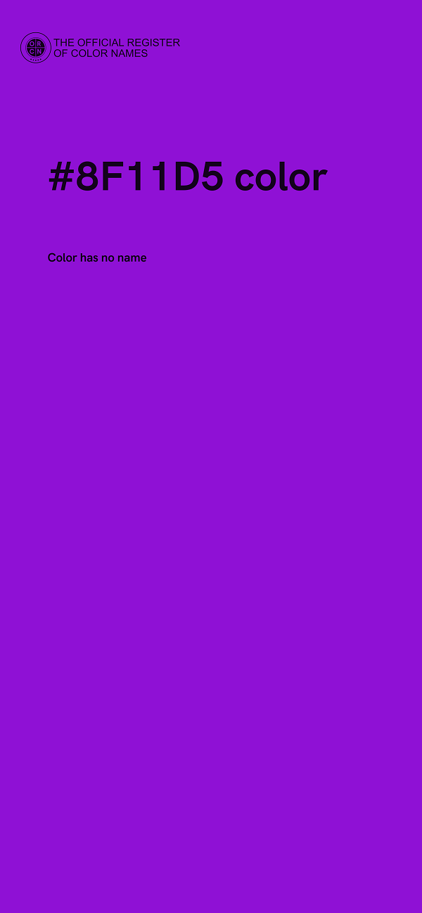 #8F11D5 color image